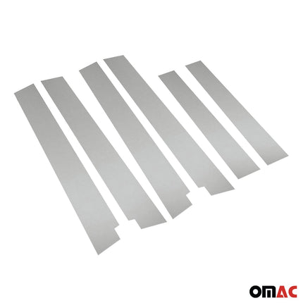 B-Säule Türsäulen Verkleidung für Fiat Panda 2003-2012 Edelstahl Chrom 6tlg