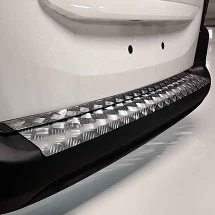 Ladekantenschutz Stoßstangenschutz für Opel Combo E 2019-2026 Aluminium Silber