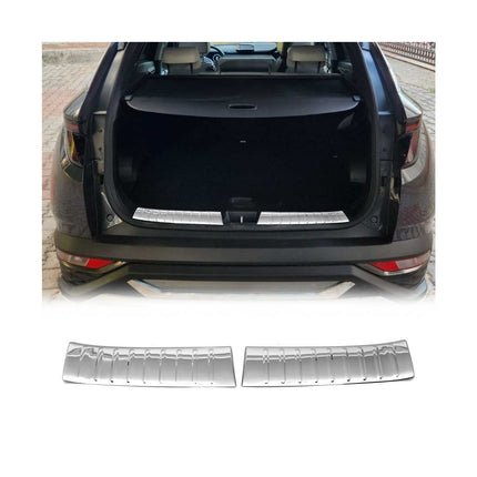 Ladekantenschutz Stoßstange für Hyundai Tucson IV 2022-2026 Edelstahl Chrom