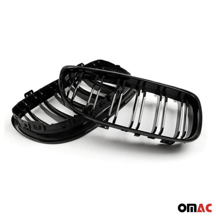 Nieren Grill Kühlergrill für BMW 3er E90 Limo 2009-2011 M3 Schwarz Glanz