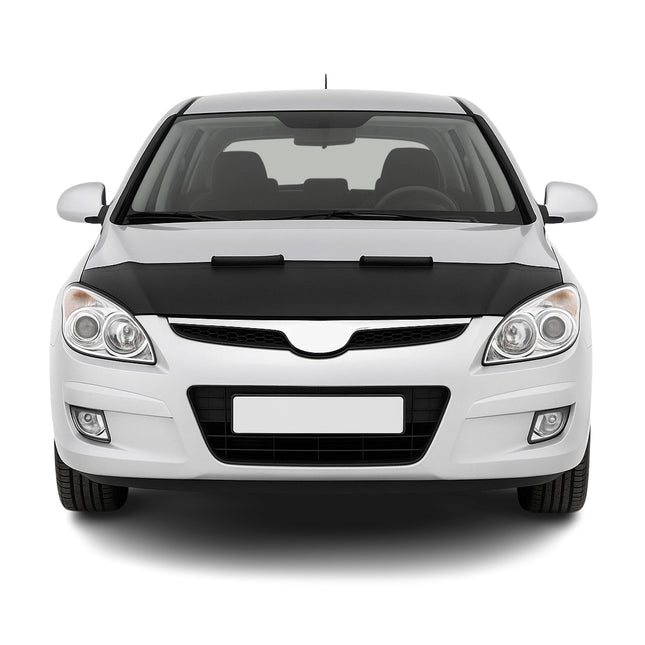 Haubenbra Steinschlagschutz für Hyundai i30 Schrägheck 2012-2017 Schwarz Halb