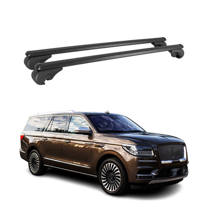 Dachträger für Lincoln Navigator 2018-2023 Gepäckträger Grundträger Alu Schwarz