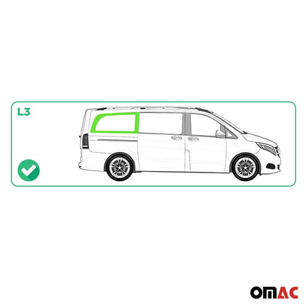 Seitenfenster Sicherheitsglas für Mercedes-Benz W447 2014-2026 Rechts L3