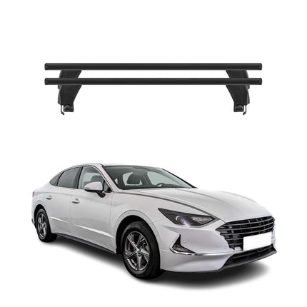 Menabo Dachträger Grundträger für Hyundai Sonata VIII 2020-2026 Alu Schwarz 2tlg