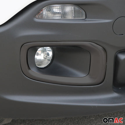 Nebelscheinwerfer Rahmen für Jeep Renegade 2014-2019 Chrom Gebürstet Dunkel 2x