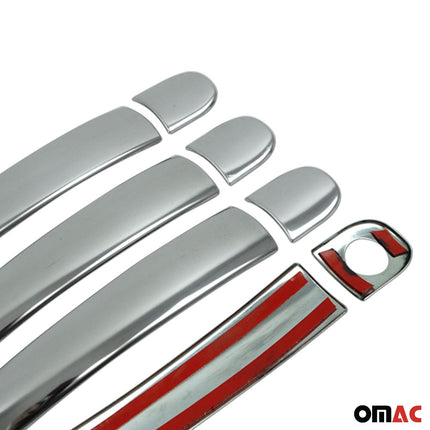 Chrom Türgriff Blende für Seat Leon 1999-2012 4-Tür Edelstahl Matt 8tlg