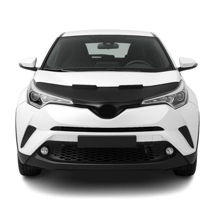 Haubenbra Steinschlagschutz Bonnet Bra für Toyota C-HR 2016-2023 Schwarz Halb