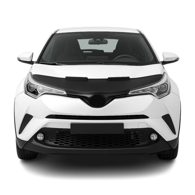 Haubenbra Steinschlagschutz Bonnet Bra für Toyota C-HR 2016-2023 Schwarz Halb