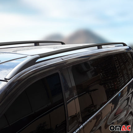 Dachreling Relingträger für Mazda CX-5 2017-2023 Auto Grundträger Schwarz 2x