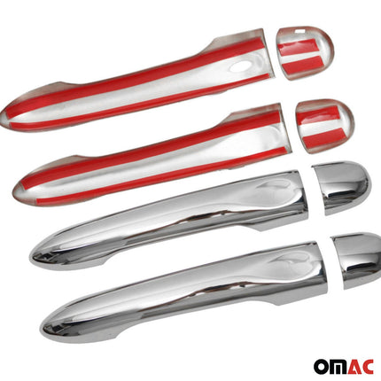 Chrom Türgriff Blende für Renault Megane HB SW 4-Tür 1S Edelstahl 8tlg