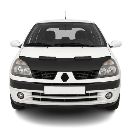 Haubenbra Steinschlagschutz Bonnet Bra für Renault Clio 2005-2008 Schwarz Halb