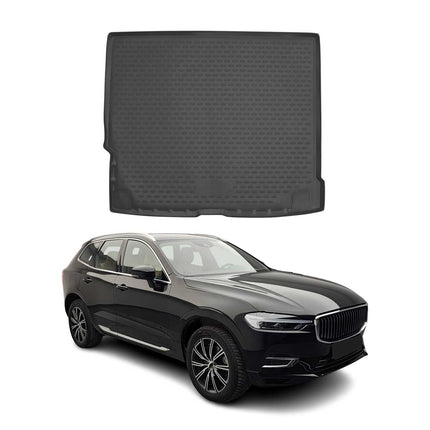 Kofferraummatte Kofferraumwanne für Volvo XC60 2018-2026 Gummi TPE Schwarz 1 tlg