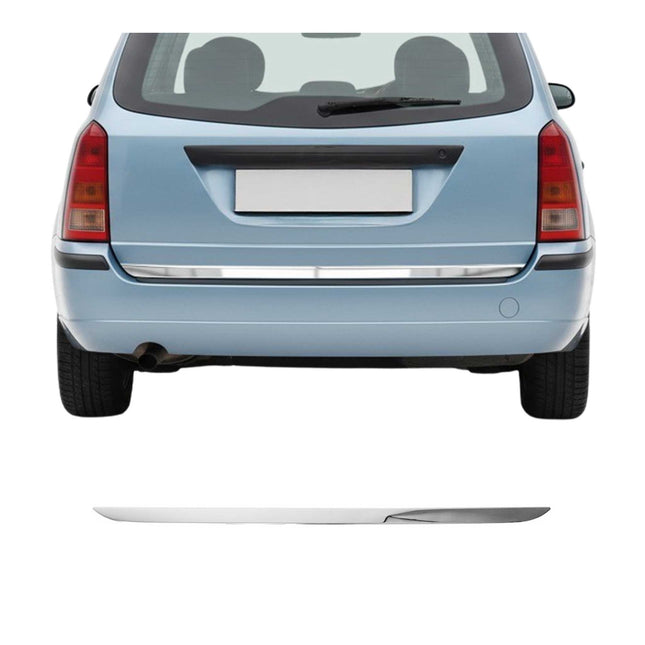 Kofferraumleiste Heckleiste für Ford Focus Turnier 2004-2010 Chrom ABS Silber