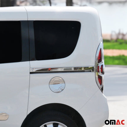 Seitentürleiste Türleisten Türschutzleiste für Fiat Doblo 2010-2021 Edelstahl 2x