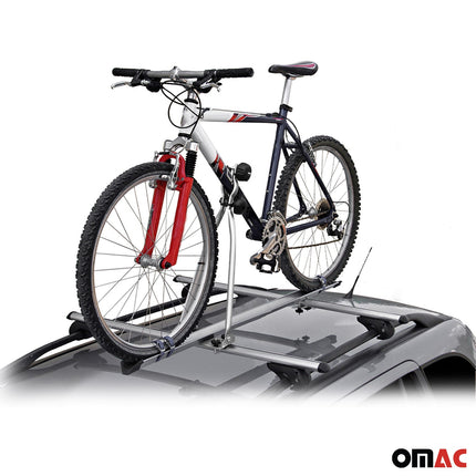 Menabo Fahrradträger Huggy Dachfahrradträger für Fahrrad bis 15kg ABE Stahl 2tlg
