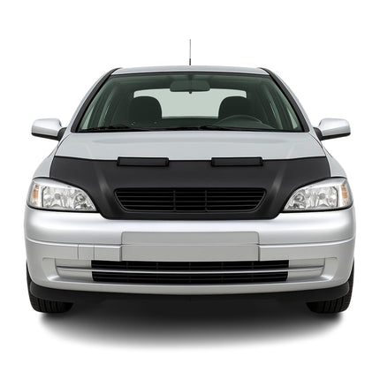 Haubenbra Steinschlagschutz Bonnet Bra für Opel Astra G 1998-2004 Schwarz Halb
