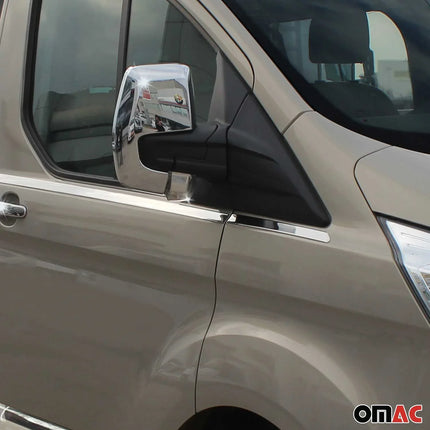 Fensterleisten Zierleisten für Ford Tourneo Custom V362 2013-2023 Chrom 8x