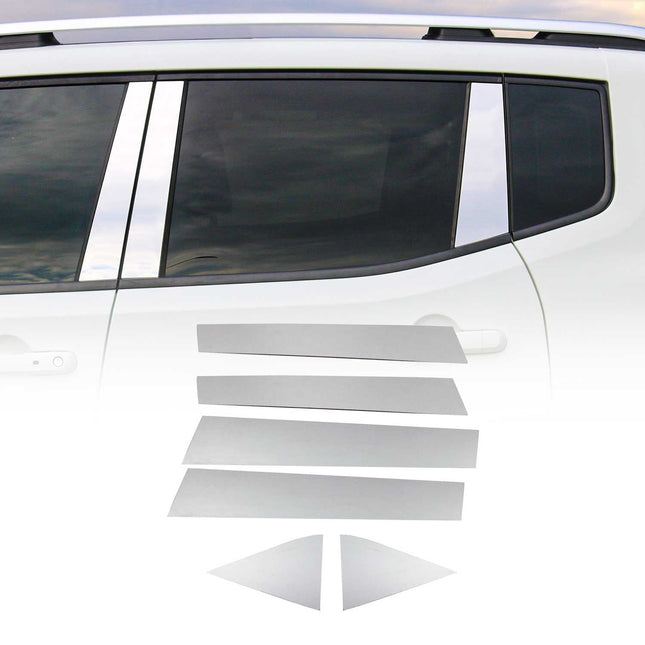 B-Säule Türsäulen Verkleidung für Ford Ecosport 2013-2024 Edelstahl Chrom 6tlg