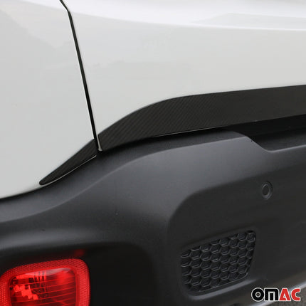 Kofferraumleiste Heckleiste für Jeep Renegade 2014-2024 Echt Carbon Schwarz 3tlg