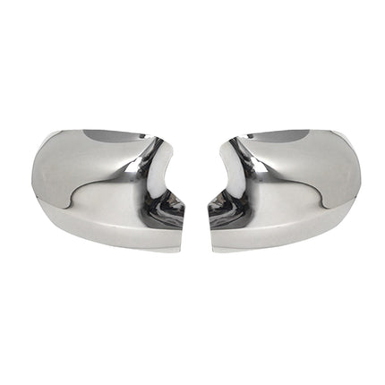 Spiegelkappen Spiegelabdeckung für Renault Thalia Symbol Edelstahl Chrom 2tlg