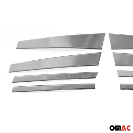 B-Säule C-Säule Türsäulen Verkleidung für BMW X5 E70 2006-2013 Chrom Silber 8tlg