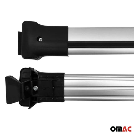 Dachträger Grundtäger für Dacia Duster mk1 2014-2017 FL 75kg Alu Silber 2 tlg