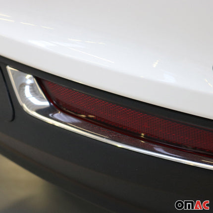 Reflektor Blenden Reflektorleiste für Fiat Tipo 2015-2026 Limo Edelstahl Chrom