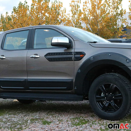 Seitentürleiste Türschutzleiste für Dacia Duster 2010-2018 ABS Schwarz 2x