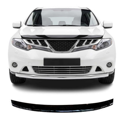 Motorhaube Deflektor Insekten Steinschlagschutz für Nissan Murano 2009-26 Dunkel
