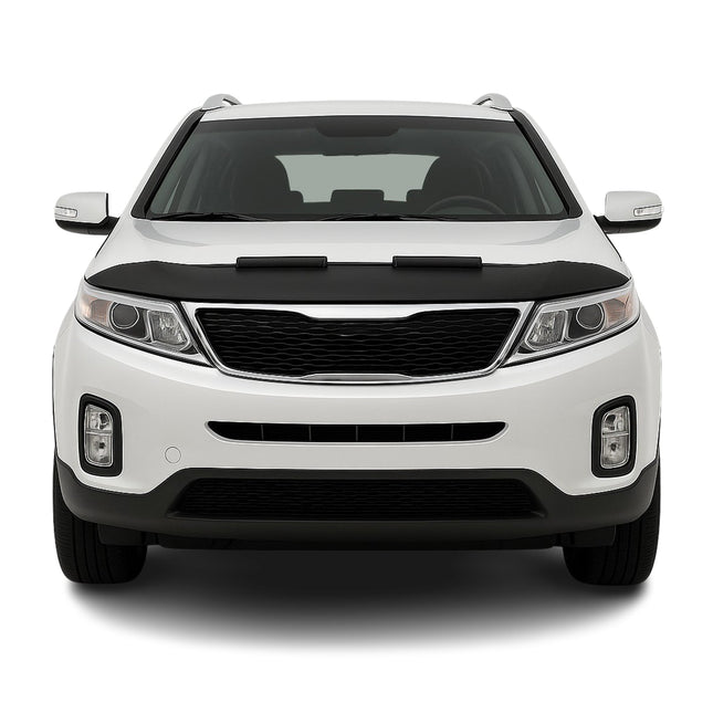 Haubenbra Steinschlagschutz Bonnet Bra für Kia Sorento 2010-2013 Schwarz Halb