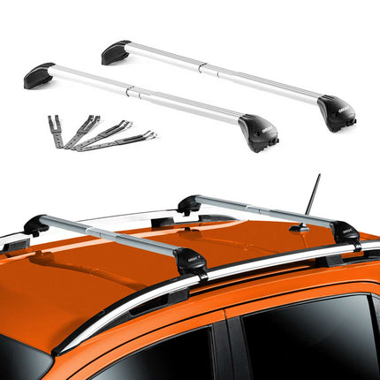 Dachträger Grundtäger für Dodge Journey 2008-2011 5 tür 100kg Alu Silber 2x ABE