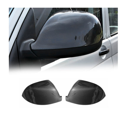 Spiegelkappen Spiegelabdeckung für VW Amarok 2010-2021 Echt Carbon Schwarz 2x