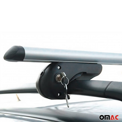 Menabo Universal Grundträger Dachträger Aluminium Silber 2tlg 120cm Brio