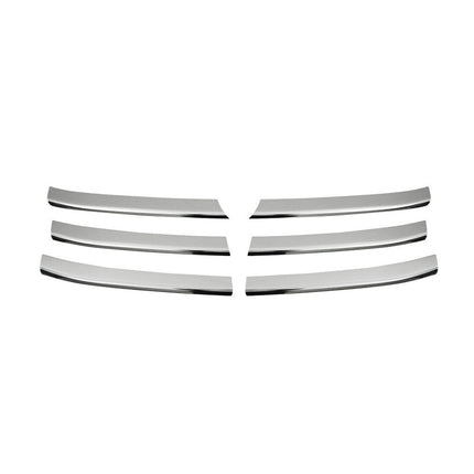 Kühlergrill Leisten Grillleisten für VW Caravelle T5 Multivan 2003-2010 Chrom 6x