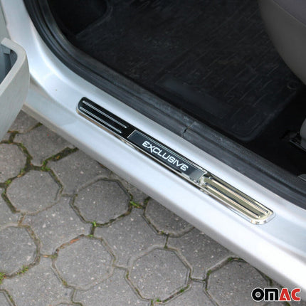 Einstiegsleisten Türschweller Exclusive für Peugeot Partner 2008-2026 Chrom 2x