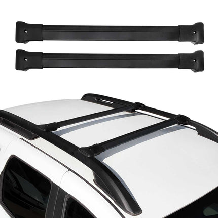 Dachträger Grundtäger für Dacia Duster mk2 2018-2021 Pre-FL 75kg Alu Schwarz 2x