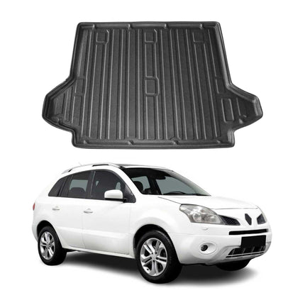 Kofferraumwanne Laderaumwanne für Renault Koleos 2008-2018 Gummi TPE Schwarz