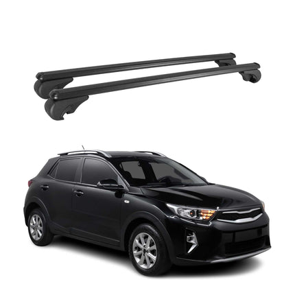 Dachträger für Kia Stonic 2017-2026 Gepäckträger Grundträger Alu Schwarz 2x