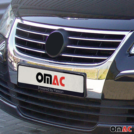 Kühlergrill Leisten Grillleisten für VW Caddy Life 2007-2010 Edelstahl Chrom 6x