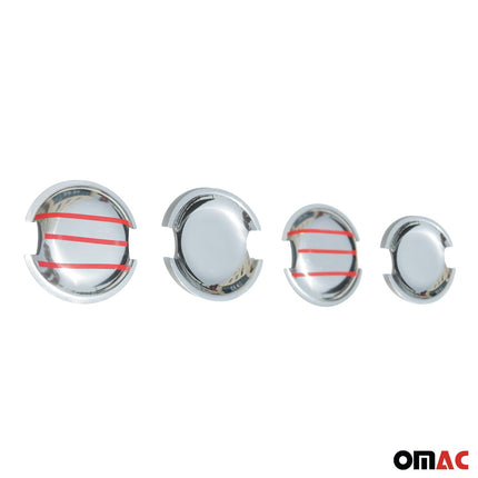 Türgriffschalen Türgriffmulden für VW Multivan T5 2003-2015 Chrom Edelstahl 4x