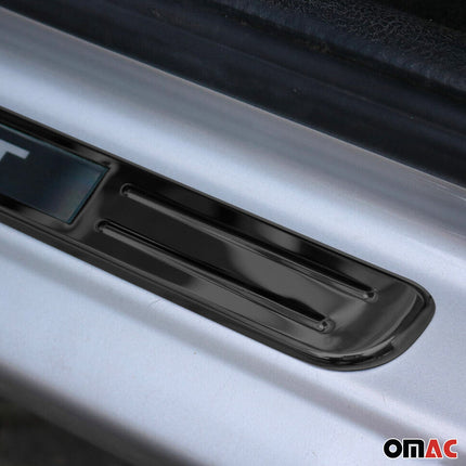Einstiegsleisten Türschweller Sport für Citroen C3 2002-2010 Edelstahl Dunkel 4x