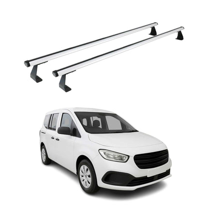 Dachträger Grundtäger für Mercedes Citan W420 2021-2026 75kg Alu Silber 2 tlg