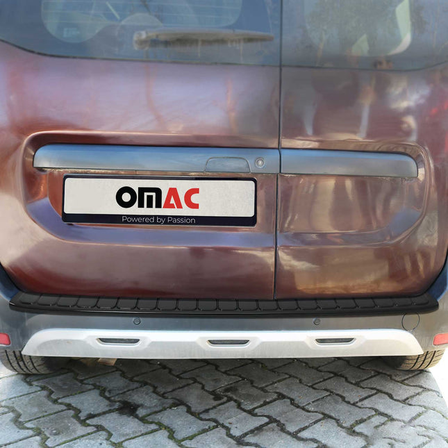 Ladekantenschutz Stoßstange für Dacia Dokker 2012-2022 Acryl glänzend schwarz