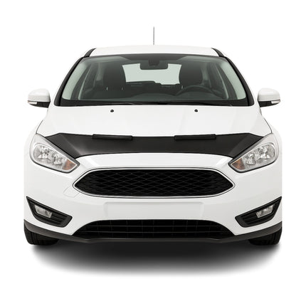 Haubenbra Steinschlagschutz Bonnet Bra für Ford Focus 2016-2018 Schwarz Halb