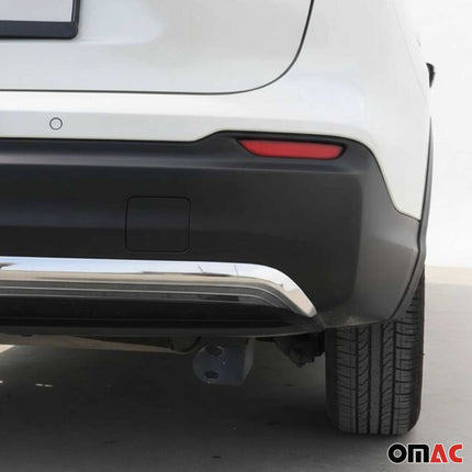 Heckdiffusor Stoßstangen für Nissan Qashqai J11 2017-2021 Edelstahl Chrom 2x