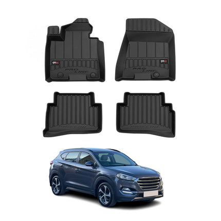 OMAC Gummi Fußmatten für Hyundai Tucson 2015-2020 Premium TPE Automatten 4tlg