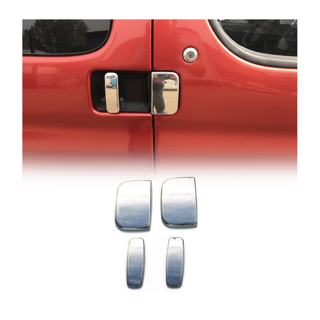 Chrom Türgriff Blende für Peugeot Partner 1996-2009 4-Tür Edelstahl 4tlg