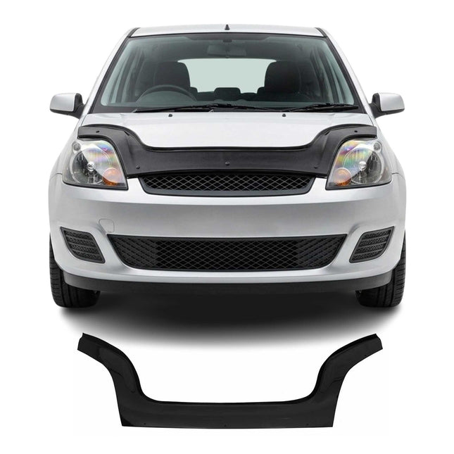 Motorhaube Deflektor Insekten Steinschlagschutz für Ford Fiesta 2001-2008 Dunkel