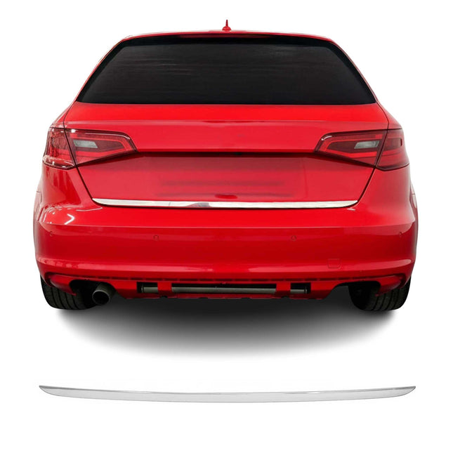 Kofferraumleiste Heckleiste für Audi A3 8V Sportback 2012-2020 Edelstahl Chrom