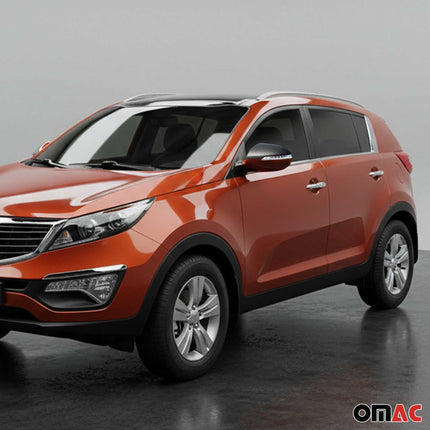Spiegelkappen Spiegelabdeckung für Kia Sportage 2010-2015 Echt Carbon Schwarz